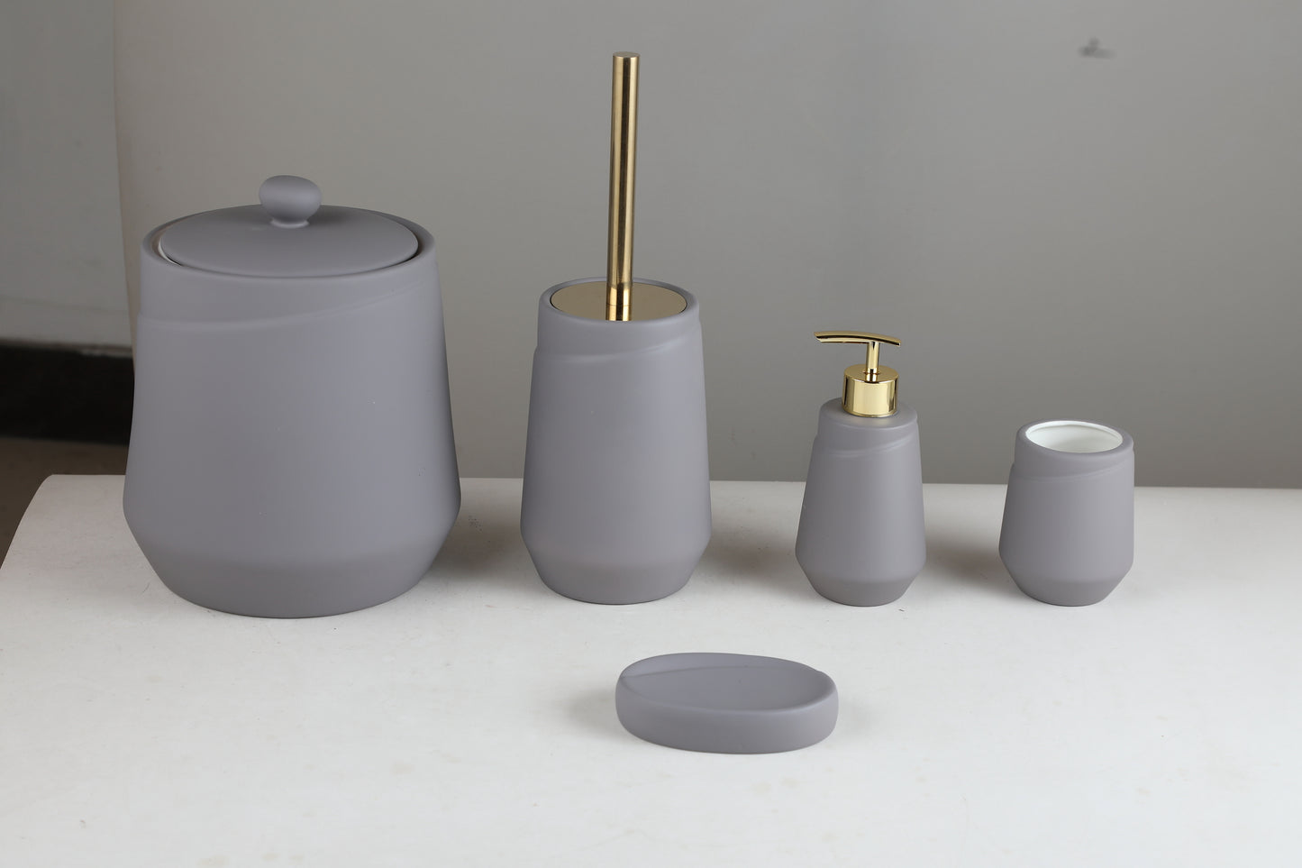 Porzellan Badezimmer Set 5tlg.