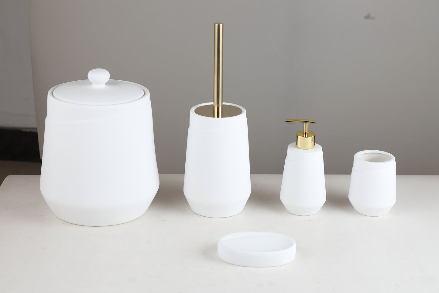 Porzellan Badezimmer Set 5tlg.
