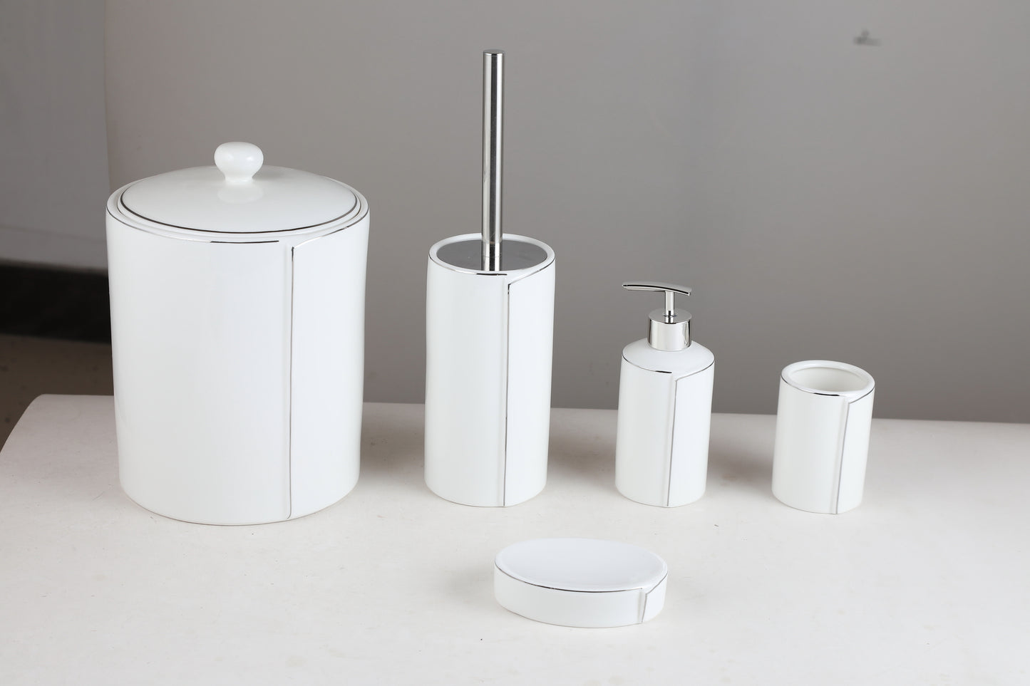 Porzellan Badezimmer Set 5tlg.