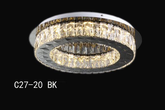 Kristall Led Deckenleuchte C27-20BK