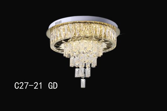 Kristall Led  Deckenleuchte C27-21GD