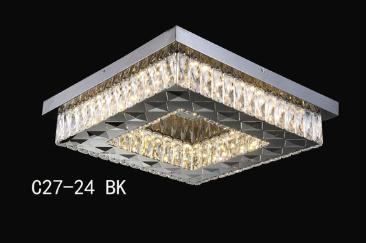 Kristall Led Deckenleuchte C27-24BK