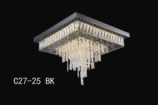 Kristall Led Deckenleuchte C27-25BK